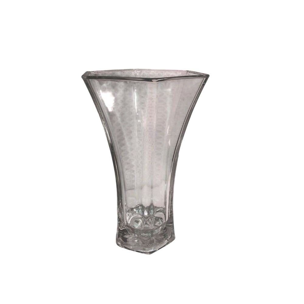 Hoosier Glass Clear Vase